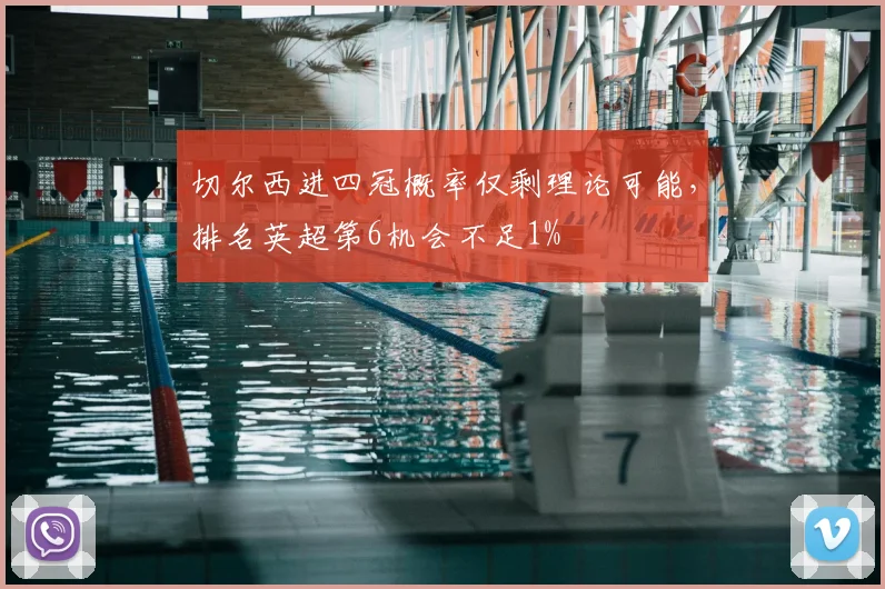 切尔西进四冠概率仅剩理论可能，排名英超第6机会不足1%